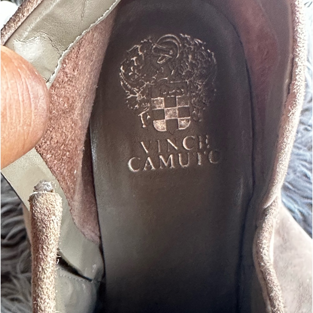 Vince Camuto Grendan Ankle Boots in Tan Suede Size 9.5 - Picture 7 of 11